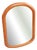 Mirror with Modern Wooden Frame For Sale
