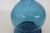 Blue Small Aqua Blue Vase Mexican Hand Blown Art Glass With Fluted Ruffle Rim 4742b For Sale - Image 8 of 14