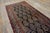 1900s Navy Blue Antique Paisley Boteh Tribal Malayer Hallway Runner Rug For Sale In New York - Image 6 of 6