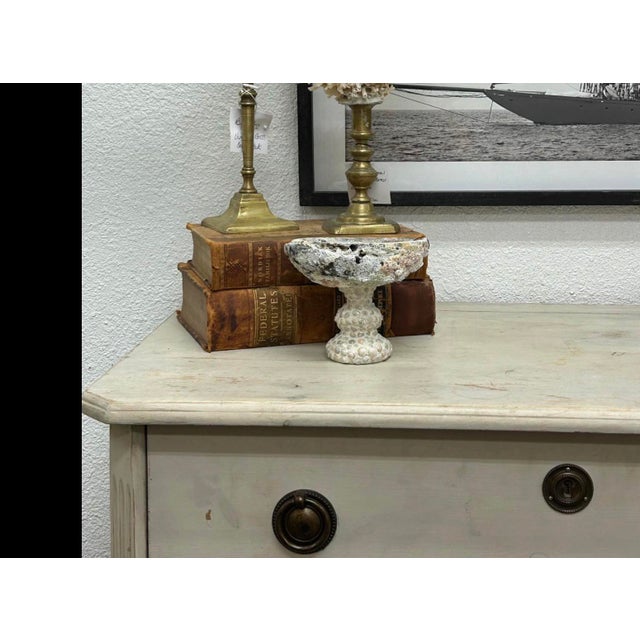 19th Century Antique Gustavian Style Swedish Empire Chest of Drawers Commode For Sale - Image 5 of 6