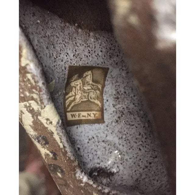 Art Deco Art Deco Pottery Figure of a Recumbent Horse with Stipple Glaze For Sale - Image 3 of 13