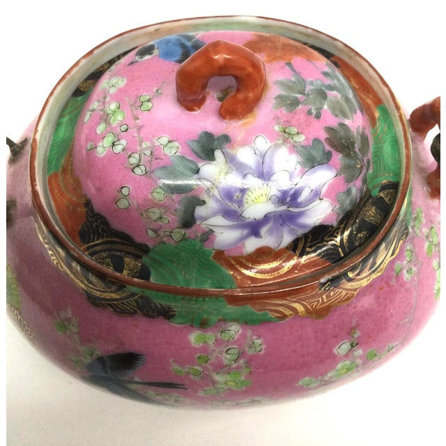 Early 20th Century Antique Chinese Porcelain Tea Pot For Sale - Image 5 of 13