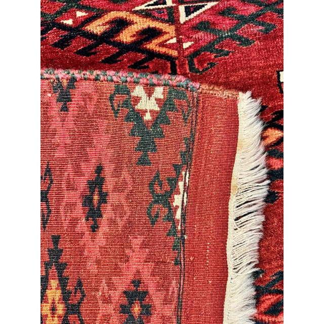 Antique Turkmen Yomut Rug, 1890s For Sale - Image 17 of 18