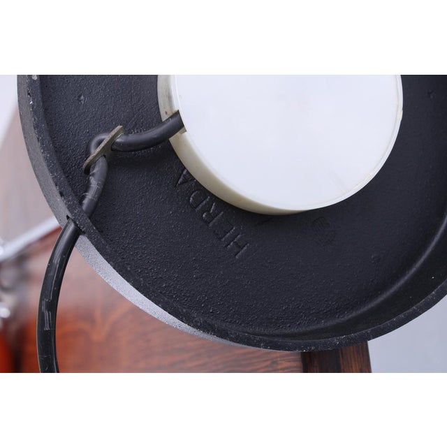 Black Adjustable Orange Double Eyeball Globe Floor Lamp from Herda, 1970s For Sale - Image 8 of 18