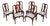 Set of 6 Henkel Harris Model 110 Cherry Dining Room Chairs For Sale