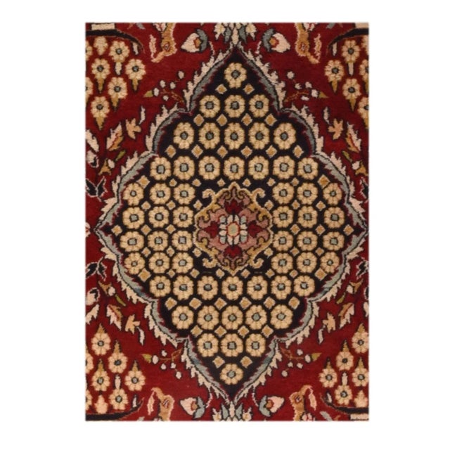Traditional Kashan Rug 2'0" X 3'1'' For Sale - Image 3 of 3