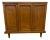 Vintage Mid-Century American of Martinsville Walnut Storage Cabinet Chest For Sale
