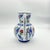 Handmade Ceramic Pitcher Vase (20cm) Classic Red Carnation and Blue Tulip For Sale - Image 4 of 12