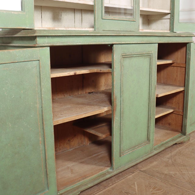 English Painted Kitchen Dresser, 1850s For Sale - Image 11 of 13