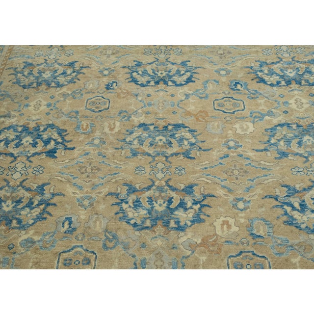 Turkish Oushak Rug 11'5" x 14'1" #18509 For Sale In Houston - Image 6 of 8