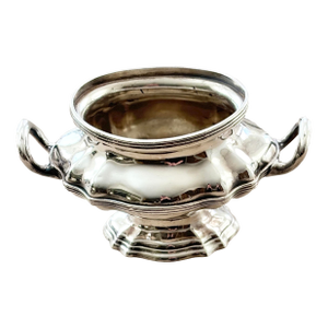 Vintage R. Wallace Silver Pedestal Cachepot Bowl - Emerson Hotel 0721 Centerpiece