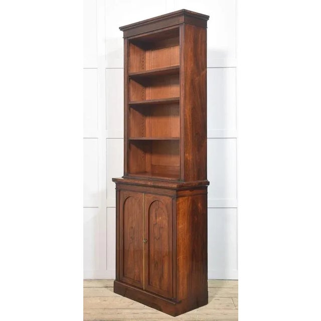 Rosewood Open Bookcase, 19th Century For Sale - Image 14 of 16