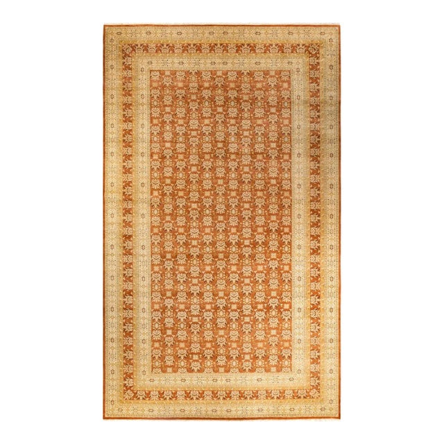 Brown Mogul, One-of-a-Kind Hand-Knotted Area Rug in Brown, 9' 3" x 16' 0" For Sale - Image 8 of 8