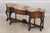Age: c1930s Details: Stunning Marble Top Carved Stretcher Base Fine Carved Details High Quality Construction Nice Inlay...