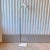 1970s Mid-Century Ward White Lacquered and Brass Pharmacy Adjustable Floor Lamp For Sale - Image 5 of 13