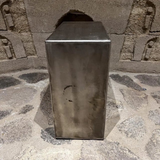 1970s 1970s Cubist Metal Sculpture Industrial Block Circle For Sale - Image 5 of 7