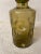 Italian Vintage 1960's Olive Green Art Glass Decanter or Bottle With Stopper For Sale - Image 3 of 12