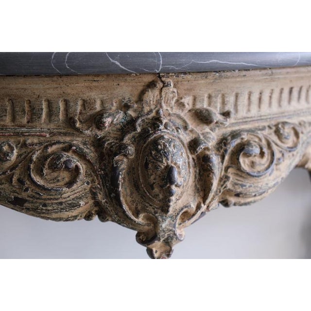 Mid 19th Century Yates Haywood Cast Iron Console Table, Circa 1842 For Sale - Image 5 of 6