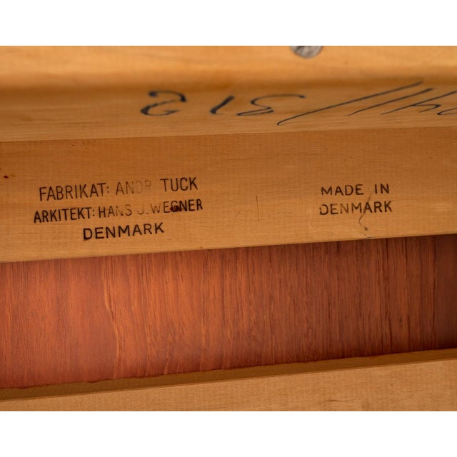 Wood AT-312 Table by Hans J. Wegner for Andreas Tuck, 1950s For Sale - Image 7 of 12