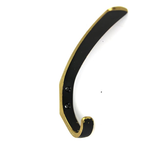 1950s Brass Hooks by Carl Auböck, 1950s, Set of 7 For Sale - Image 5 of 9