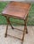 English Vintage Faux Bamboo Style Wooden Lectern Library Book Display Stand For Sale - Image 3 of 11