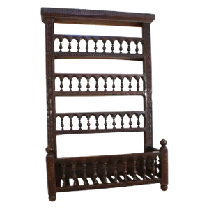 19th Century French Fruitwood Hanging Shelf
