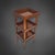 A three-tiered Biedermeier-era serving stand, crafted entirely from solid wild cherry wood. The design is classically...