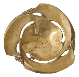 Vintage Gilt Bronze Fruit Bowl, 1970s