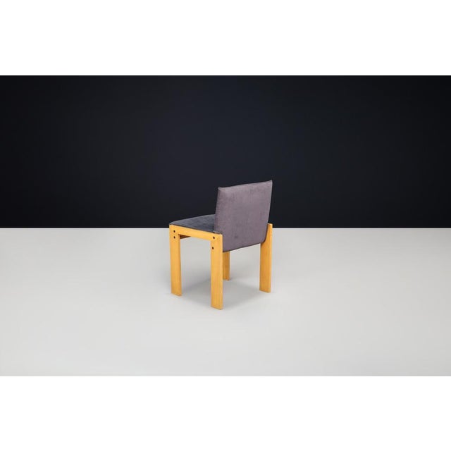 Dining Chairs attributed to Tobia Scarpa, Italy, 1970s, Set of 6 For Sale - Image 6 of 9