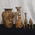 ​Vintage La Vie 4-Piece Safari Print Ceramic Ensemble – Vase & Giraffe Trio For Sale - Image 4 of 11