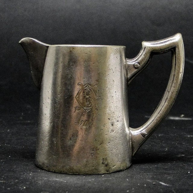 Silver Art Nouveau Milk Jug from Jarra, Poland, 1900s For Sale - Image 8 of 8