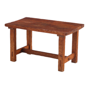 French Gouge-Carved Coffee or End Table, C. 1950.
