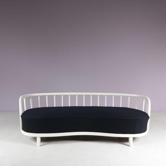 Danish Spokeback Sofa, 1940 For Sale - Image 4 of 13
