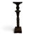 2000 - 2009 Side Table with Twisted Column in Oak Square Top For Sale - Image 5 of 5
