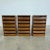 Dimensions: H 23.7” x W 14.3” x D 10.3” Set of 3 Vintage wooden postboxes, each one with 6 boxes. ROLEX factory, Geneva....