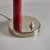 1940s Boréns Borås Table Lamp in Red Lacquered Metal & Nickel For Sale - Image 9 of 12