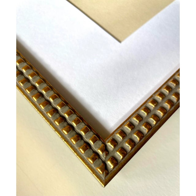 Contemporary 2025 "Il Macigno" Contemporary Abstract Landscape Painting on Paper by Artist r.k. Red For Sale - Image 3 of 3