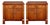 Baker Furniture Vintage French Empire Style End Tables - A Pair For Sale