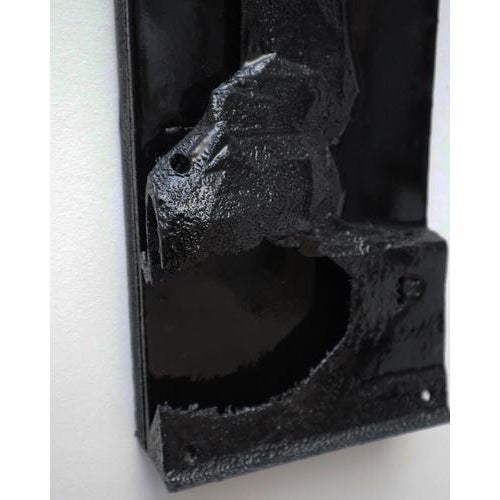 Black Pada Wall Mounted Sculpture by Arthur Bitsch For Sale - Image 4 of 7