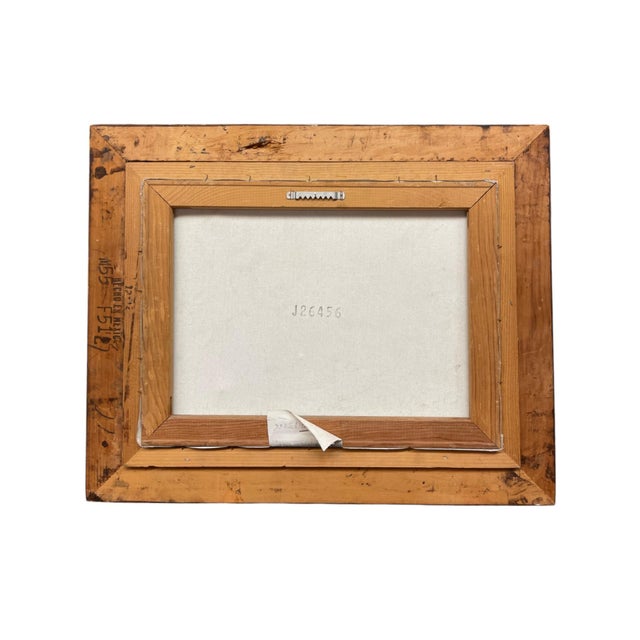 Textile An Oil on Canvas Painting of a Wave For Sale - Image 7 of 10