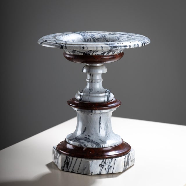 19th Century Pair of Marble Tazzas, Italy For Sale - Image 16 of 18