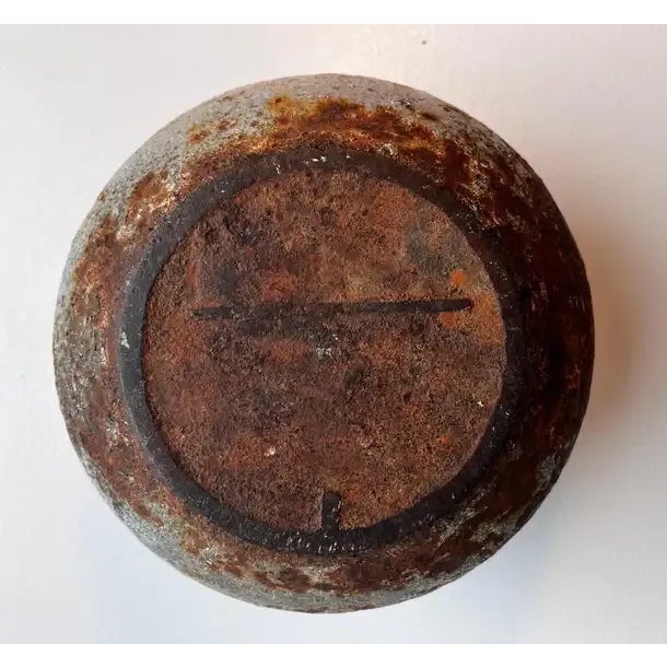 1930s 1930s Cast Iron Spittoon with Volcanic Glaze Patina in the Style of Lucie Rie For Sale - Image 5 of 13