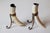 Rustic Pair of 19th Century Game Animal Horns Mounted on Scrolling Metal Stands For Sale - Image 4 of 7