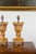 Wood Mid 20th Century Italian Midcentury Painted and Carved Table Lamps with Stylized Foliage - a Pair For Sale - Image 7 of 12