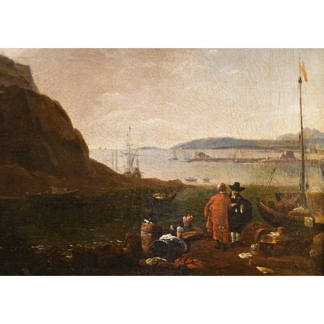 Thomas Wyck, View of Mediterranean Landscape, 1660, Oil on Canvas For Sale - Image 9 of 16
