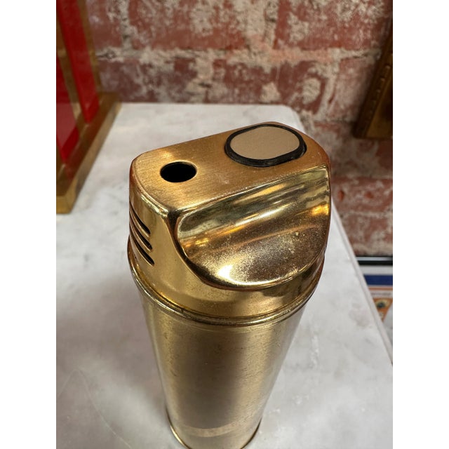 1970s Vintage Fully Brass Italian Lighter 1970s For Sale - Image 5 of 6
