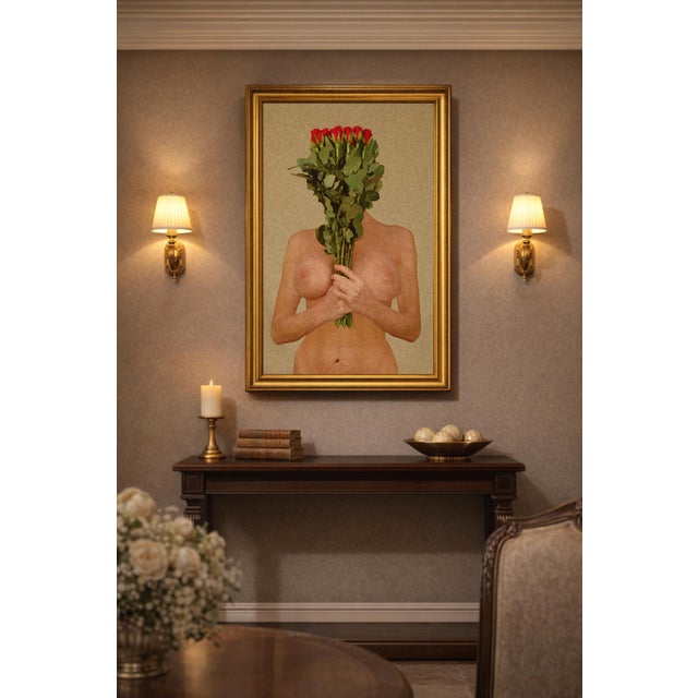 Limited edition artwork: the noir aesthetics of vincenzo marega add a touch of refined sensuality and mystery to your...