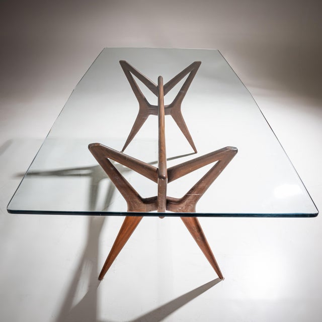 Mid-Century Modern Mid-20th Century Sculptural Dining Table, Italy For Sale - Image 3 of 12