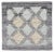 Modern Swedish Style Handwoven Gray Geometric Custom Wool Rug For Sale In New York - Image 6 of 6