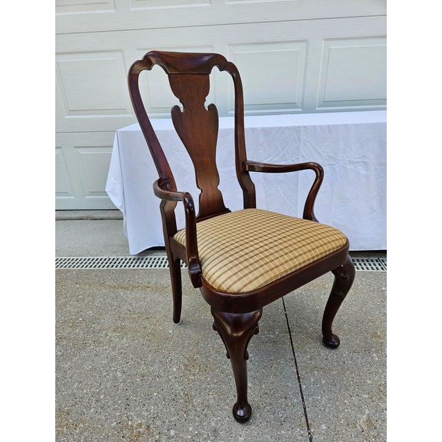 Late 20th Century Baker Furniture Historic Charleston Mahogany Dining Chairs - Set of Eight For Sale - Image 5 of 16
